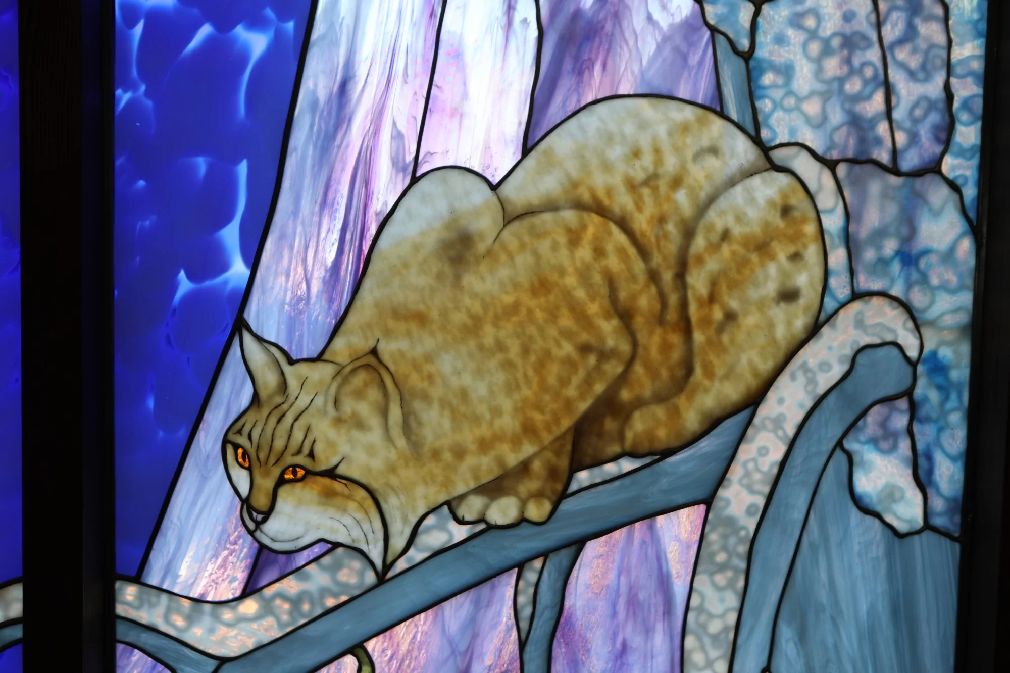 Protective covering system for stained glass